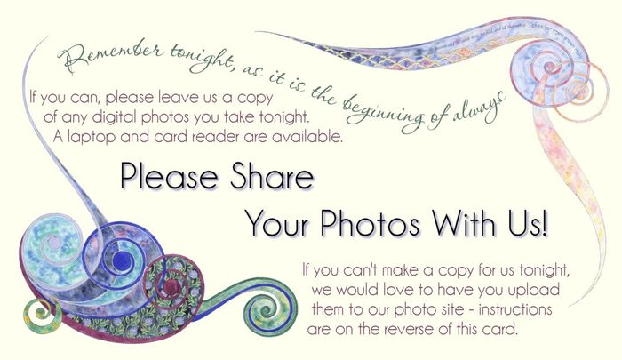 For the budget Bride, photo memories by your guest