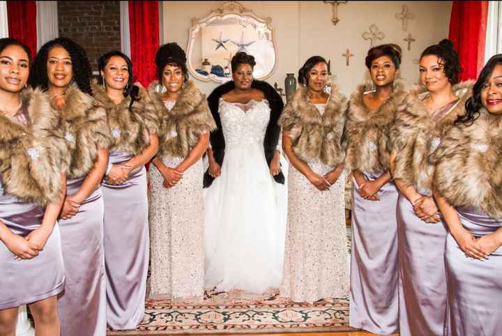 Winter Wedding Bridesmaids - 1