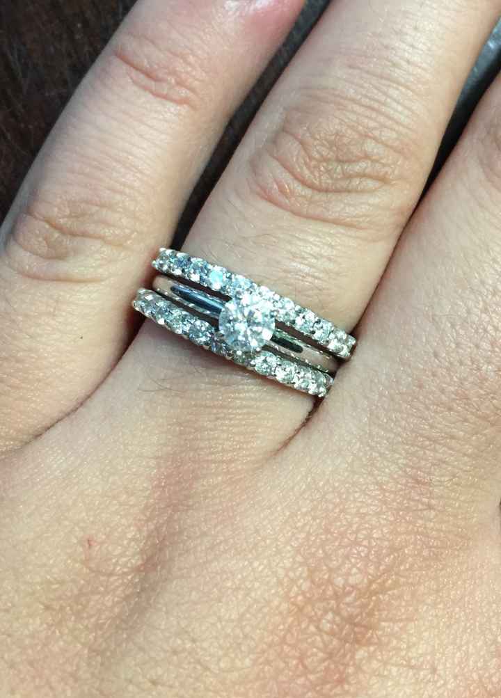 Got our wedding bands! Show me yours!