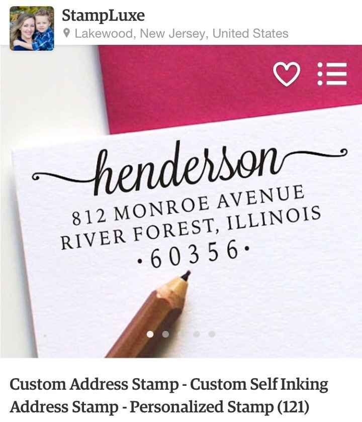 Where did you get your address stamp?