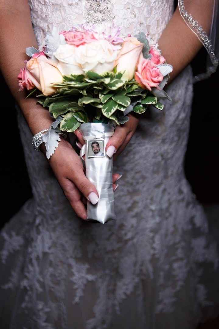Bouquet charm.