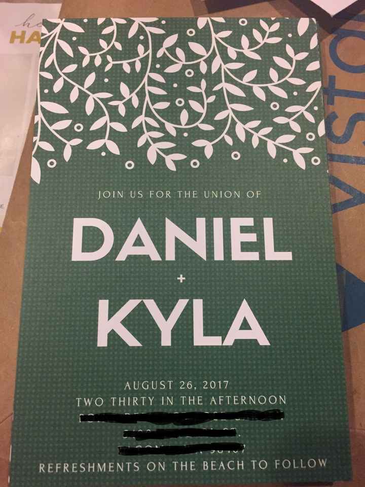 Show me those Invitations!