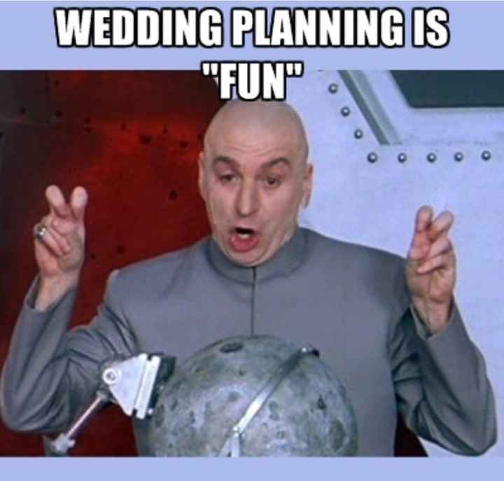 My friends give terrible wedding advice.