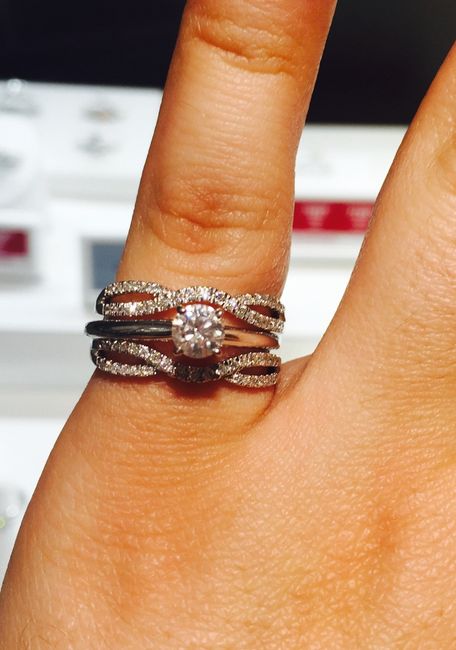 SPINOFF: Whether you like your engagement ring or not, let's see them!