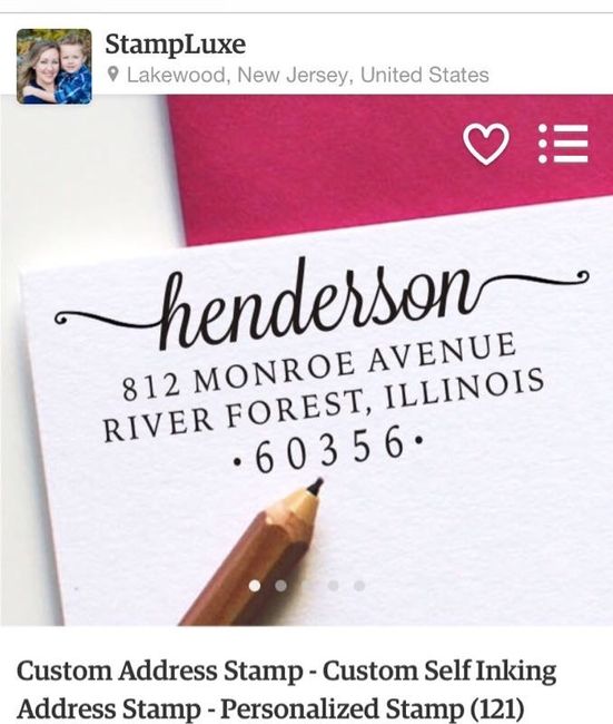 Custom return address stamp