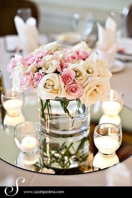 Cheap mirrors for centerpieces