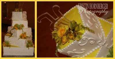 FH and I agree on the look of our cake!