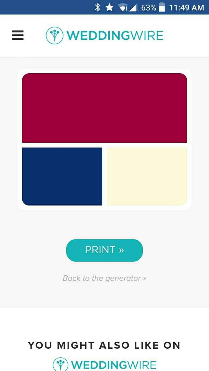 What are your wedding colors??