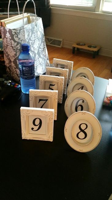 Table numbers! Show me yours!!