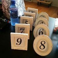 Table numbers! Show me yours!!