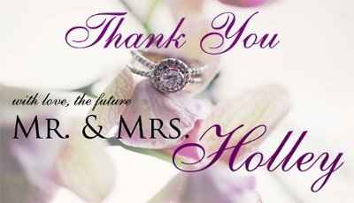 I've been Vistaprinted! My engagement party stuff! ..::Pictures