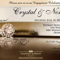 I've been Vistaprinted! My engagement party stuff! ..::Pictures