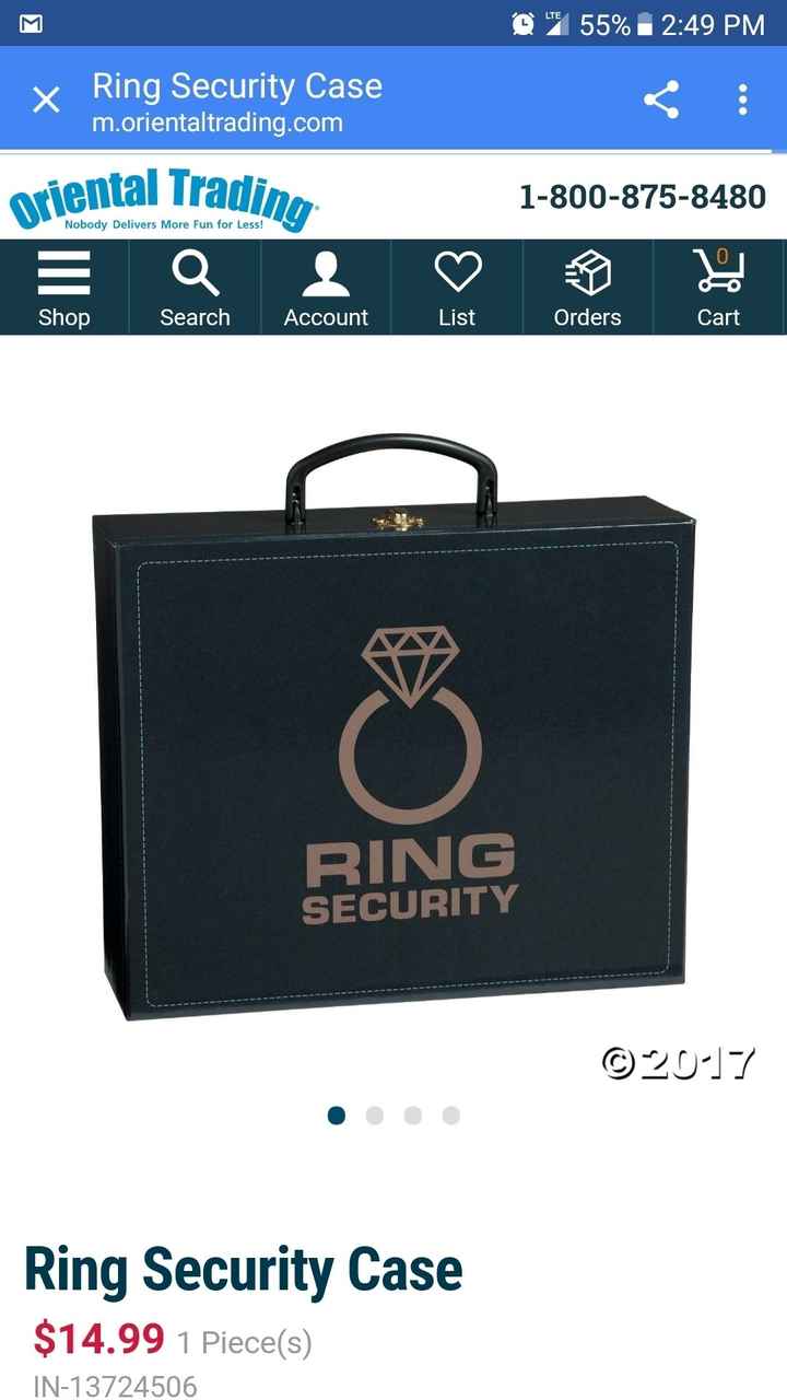 Alternative Ring Bearer Ideas?