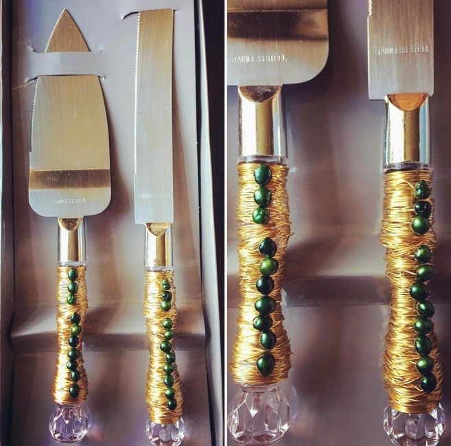 Cake knife & server - 1