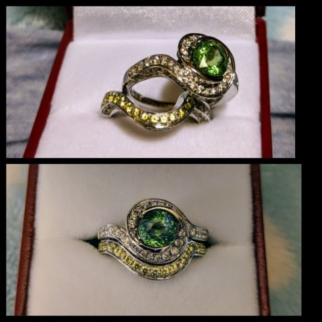 Pear shaped engagement rings 4