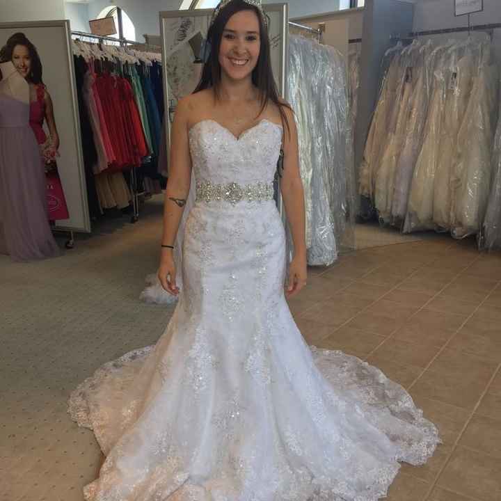 Finally said yes to the dress!