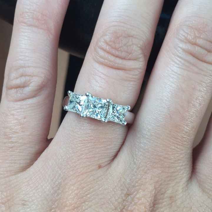 Let's see those beautiful rings lady's!