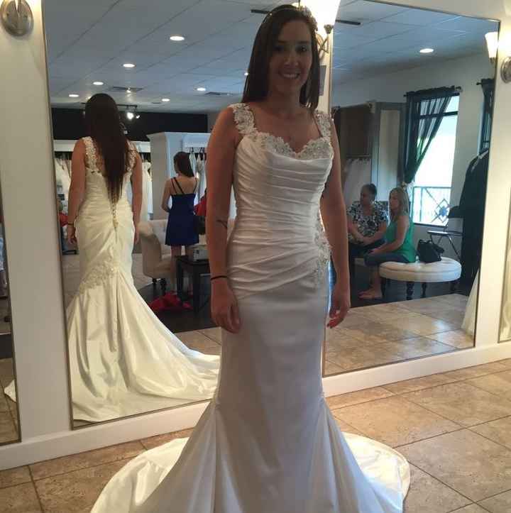 did u show your partner pics of the rejected dresses? (update: show us your rejects!)