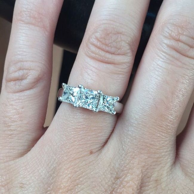 Let's see those beautiful rings lady's!