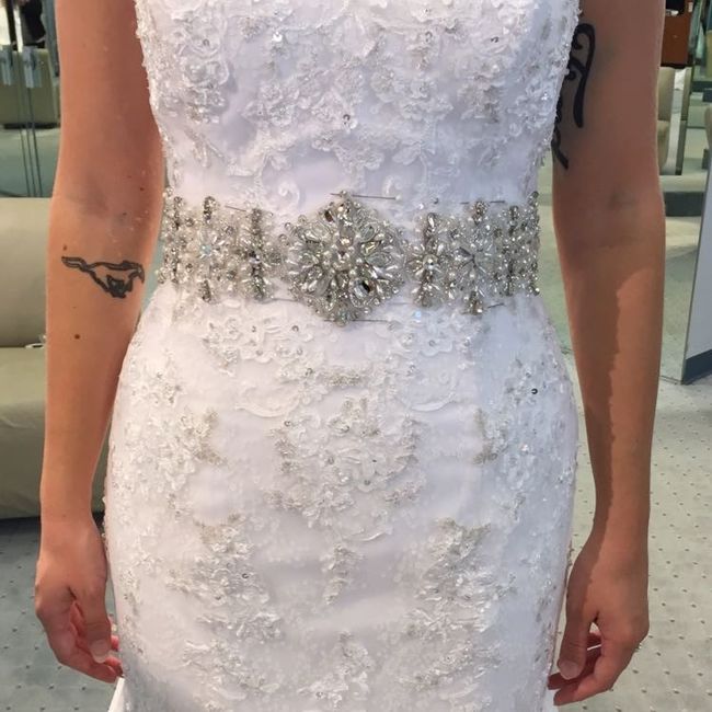 Are you adding a belt to your dress?