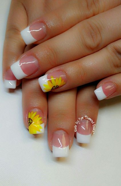 Something like this, i am having a rustic wedding, and i have sunflowers in my bouquets. 