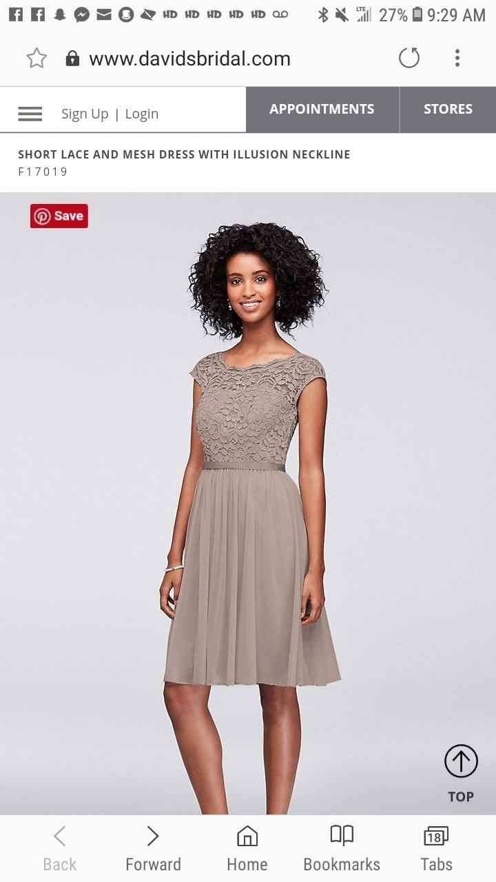 What color are your bridesmaids wearing? - 1