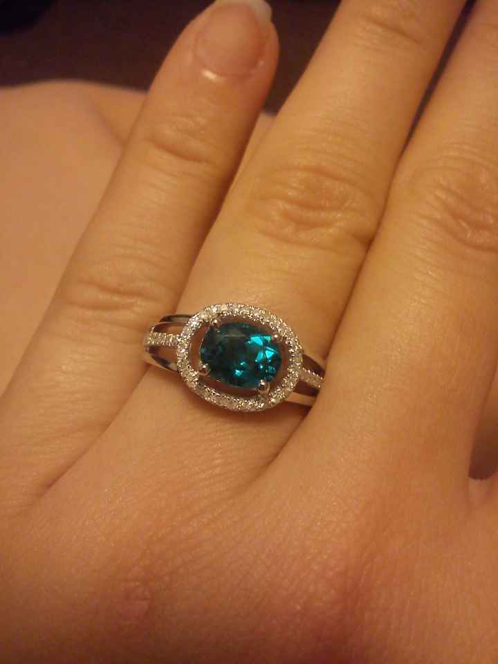 Not a diamond engagement ring?