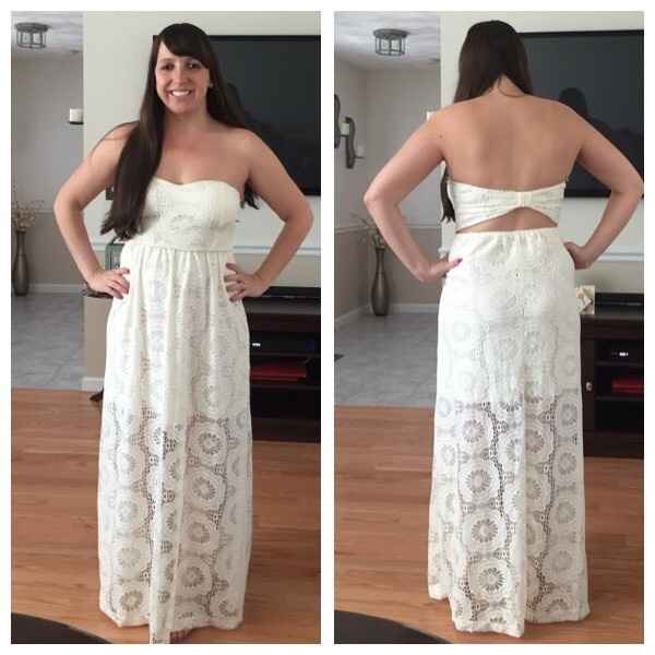 Bridal shower dress