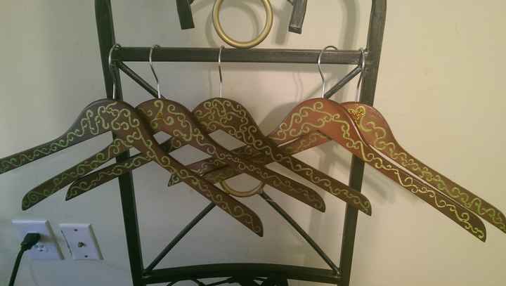 Bridesmaid Hangers=DONE!