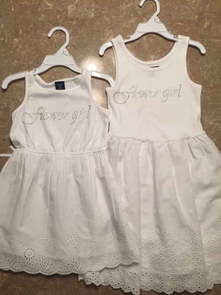 Flower girl day of dresses!