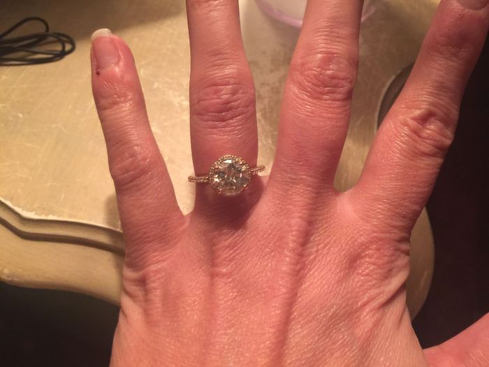 Lets see those beautiful engagement rings