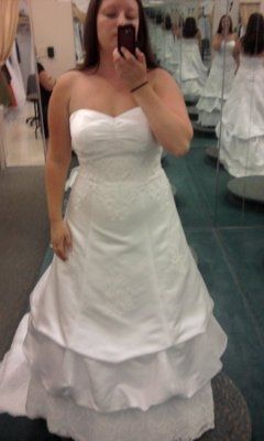 What does your dress look like? Post pics or give style number. I want to know what the trend is!