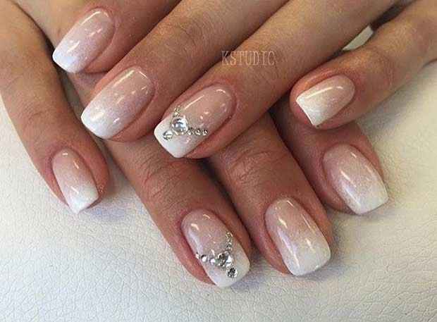 wedding manicure idea