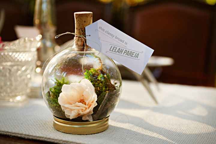 terrarium wedding favor