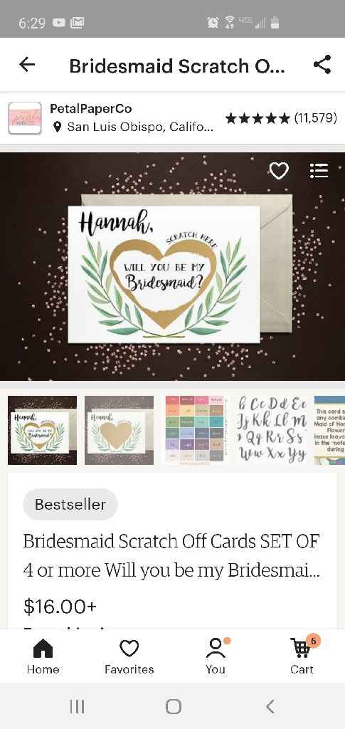 Bridesmaid proposal - 1