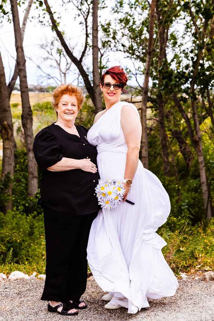Finally got my pictures! Love them! Here's a few! Best Covid wedding ever! So excited to creatively 