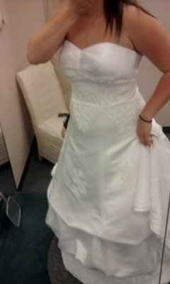 Picked up my wedding dress and bought a rehearsal dress!! PICS!!