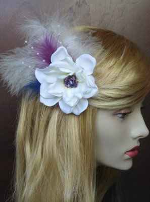 Feather hair piece