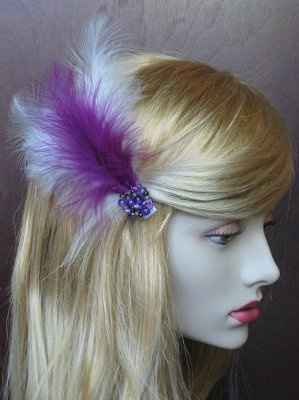 Feather hair piece