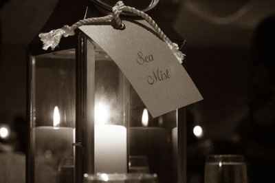 Candle Only Wedding Decor