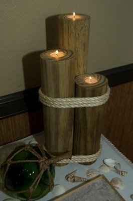 Candle Only Wedding Decor
