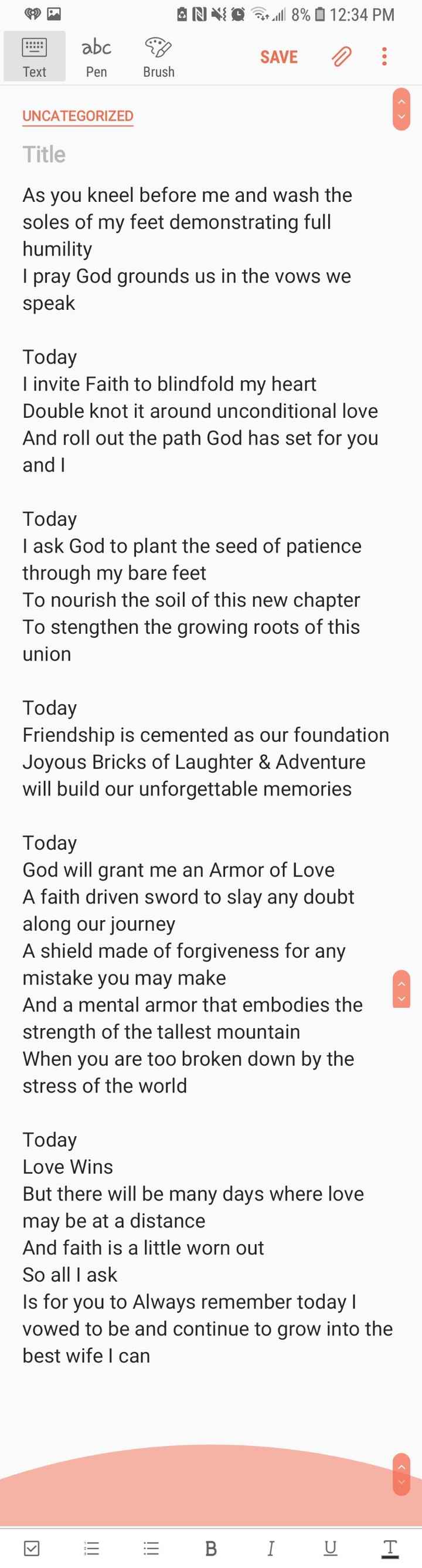 Who's started their vows? Please share - 1