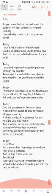 Who's started their vows? Please share - 1