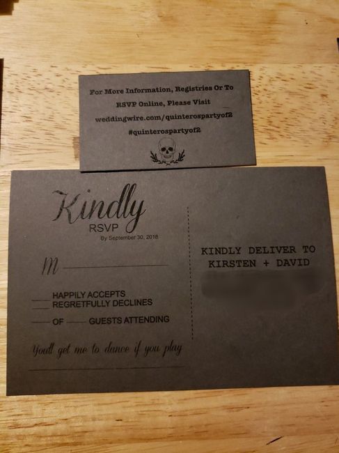 Let's see your invitations!  Any special details? - 1