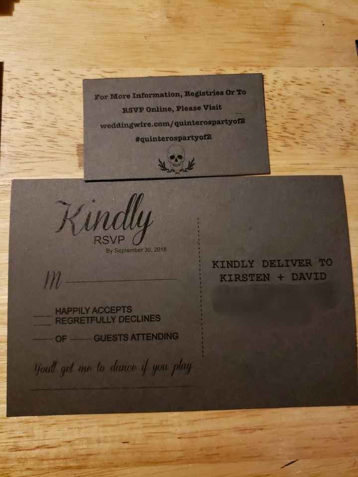 Let's see your invitations!  Any special details? - 1