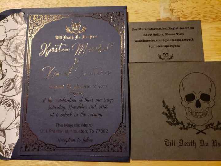 Let's see your invitations!  Any special details? - 2
