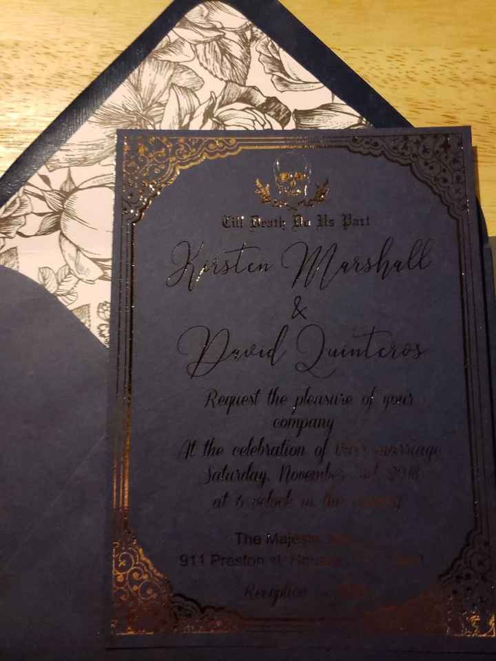 Let's see your invitations!  Any special details? - 3