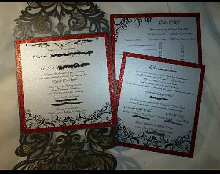 Absolutely in love with my invitations!!!