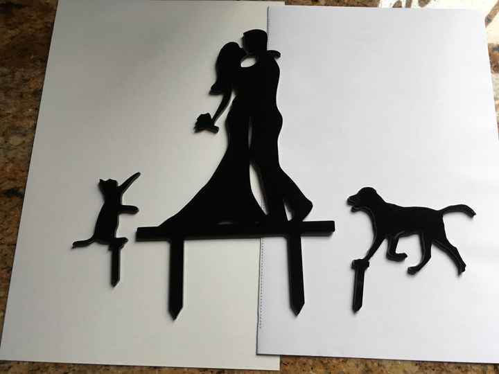 Just got our cake topper... - 1
