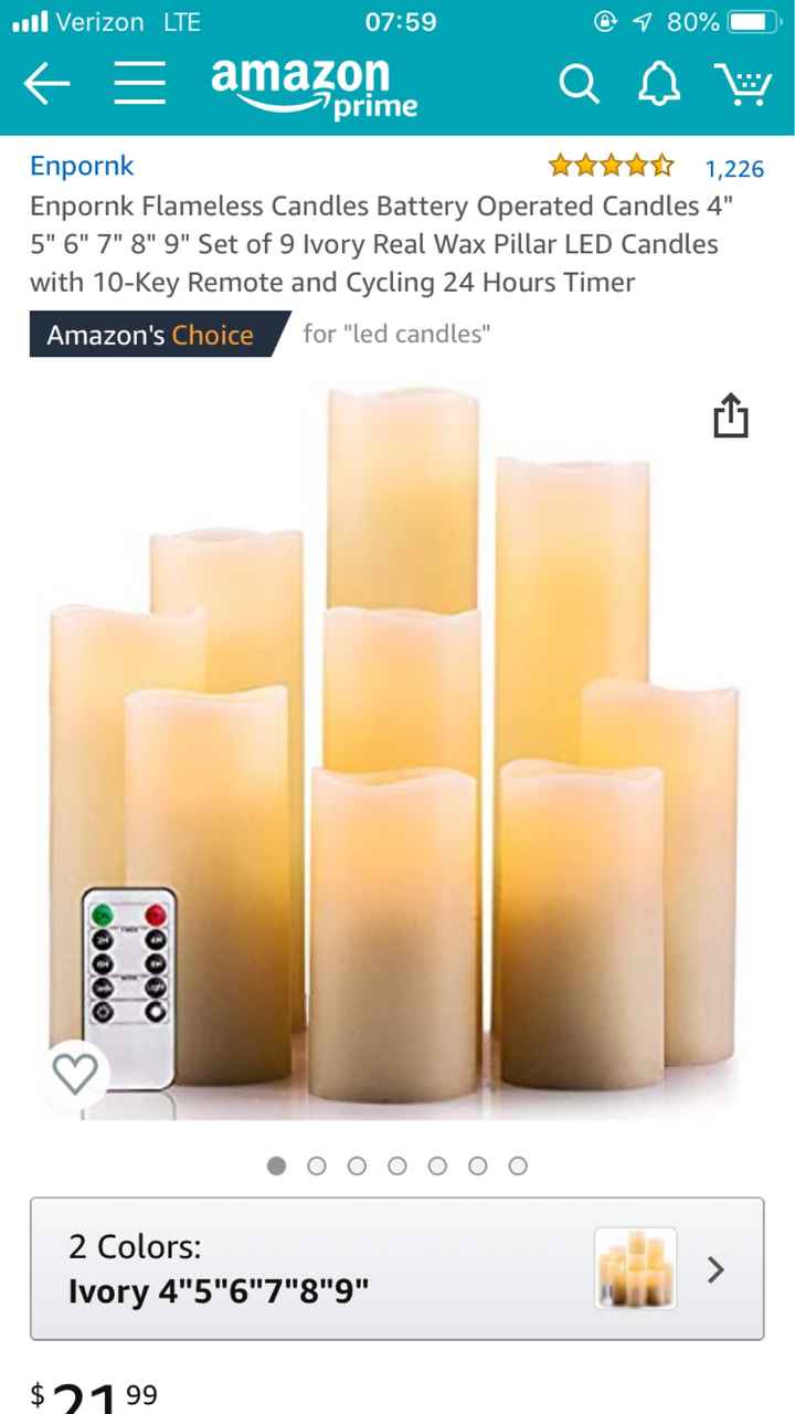 Flameless Candles - 1